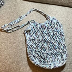 Multicolor Crocheted Women's Bag